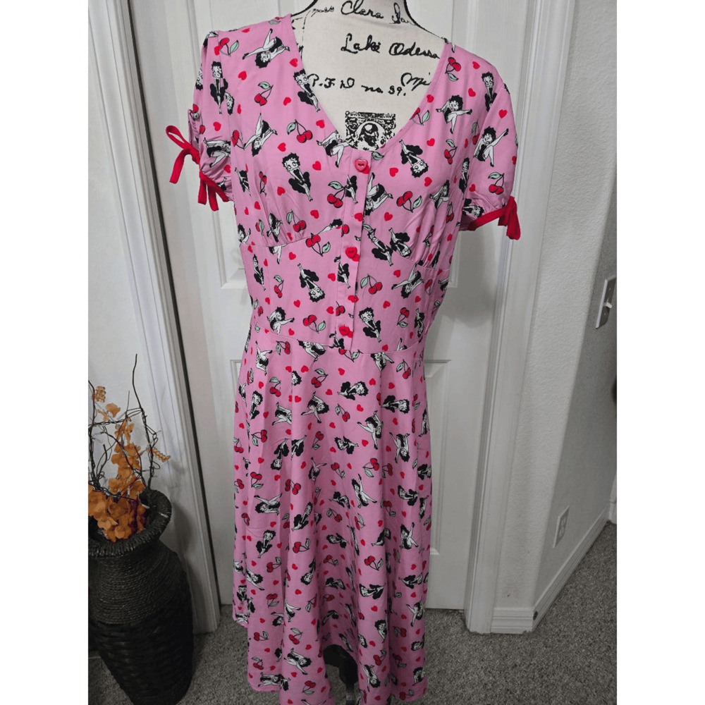 Unique Vintage Betty Boop Dress Size L